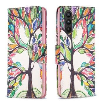 Чохол-книжка Colored Drawing Pattern для Samsung Galaxy A24 4G - Tree Life