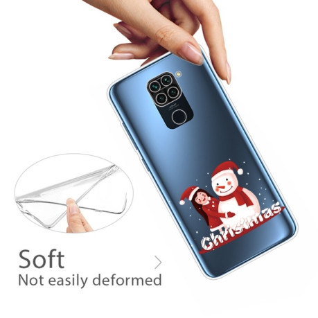 Силіконовий чохол Christmas Series на Xiaomi Redmi 10X / Note 9 - Girl Snowman