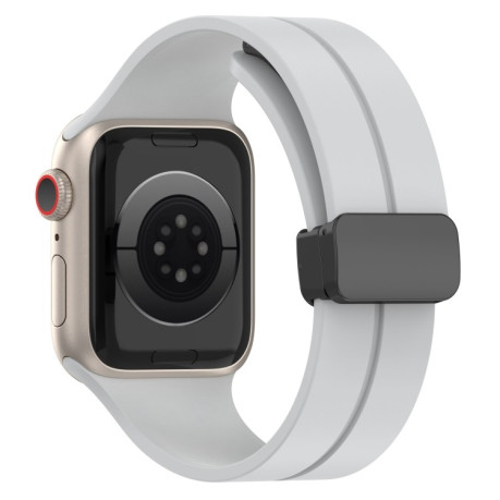Силиконовый ремешок Solid Color для Apple Watch Ultra 49mm/45mm/44mm - серый