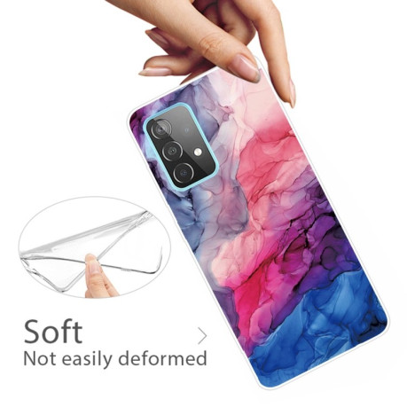 Противоударный чехол Marble Pattern для Samsung Galaxy A32 5G- Abstract Red
