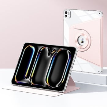 Чохол-книжка Magnetic Split Leather Smart Tablet для iPad Pro 13 2024 - рожевий