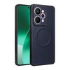 Чехол Escase из веган-кожи с текстурой карбона на Realme 15 Pro 5G Global — синий