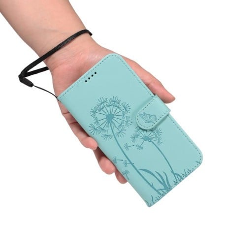 Чохол-книжка Dandelion Embossed Pattern Flip Leather для Xiaomi Redmi K90/Poco F8 Pro — зелений