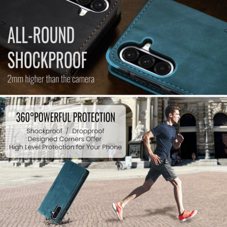 Чехол-книжка CaseMe-013 Multifunctional на Samsung Galaxy A56 - синий