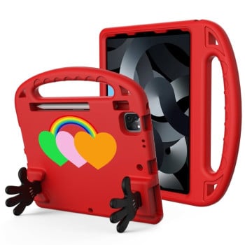 Противоударный чехол Love Small Palm Holder EVA для iPad 11(2025)/iPad 10.9 (2022) - красный
