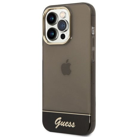 Оригінальний чохол Guess Translucent для iPhone 14 Pro Max - black