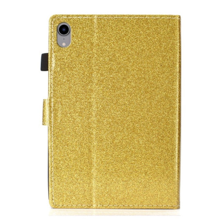 Чехол-книжка Varnish Glitter Powder для iPad mini 6 - золотой