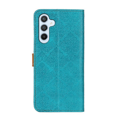 Чехол-книжка European Floral для Samsung Galaxy A16 5G - синий