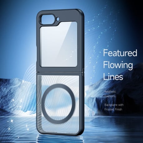 Чохол DUX DUCIS Aimo Series MagSafe Frosted Feel для Samsung Galaxy Flip 6 5G - чорний