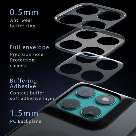 Протиударний чохол MagSafe Holder Armor PC Hybrid для Motorola Edge 60 - чорний