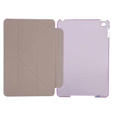 Чехол-книжка Transformers Silk Texture для iPad mini 4 - фиолетовый