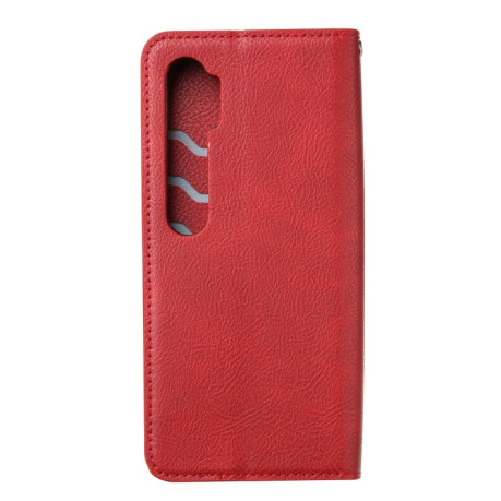 Чехол-книжка HMC Magnetic для Xiaomi Mi Note 10/10 Pro - красный
