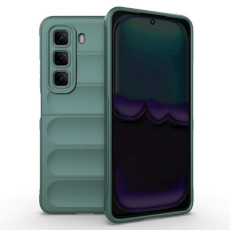 Силіконовий чохол Magic Flannel для Infinix Hot 50 4G - зелений