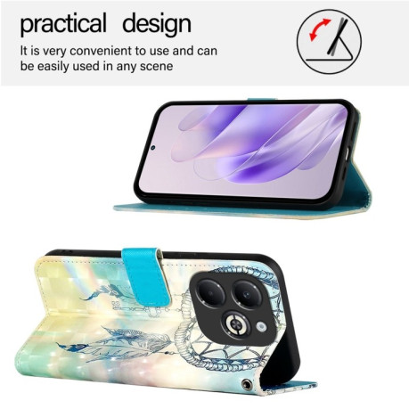 Чехол-книжка 3D Painting для Infinix Smart 8 Plus / Smart 8 Pro - Chimes