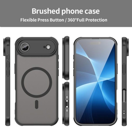 Чехол Fan Dun Series гибрид Frosted с Magsafe на iPhone Air - черный