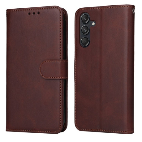 Чохол-книжка Stitching Calf Texture для Samsung Galaxy M55 5G - коричневий