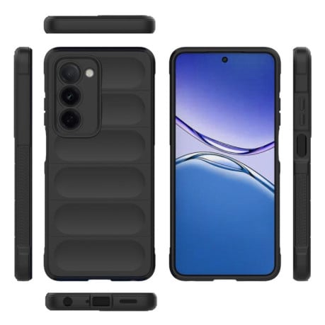 Силиконовый чехол Magic Flannel на OPPO A5 5G Global / K13x 5G Global - черный