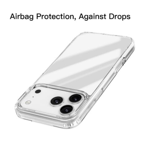 Силиконовый чехол Mutural Ice Series на iPhone 17 - прозрачный