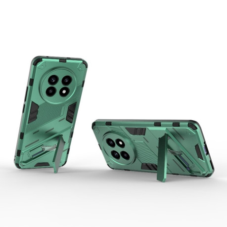 Протиударний чохол Punk Armor для Realme 13 Pro 5G - чорний - зелений