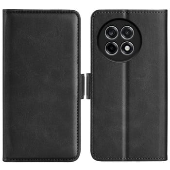 Чехол-книжка с двусторонней магнитной застёжкой на OnePlus 13R/Ace 5/Ace 5 Pro - черный