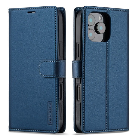 Чехол-книжка LCIMEEKE L2 Series Detachable Magsafe для iPhone 16 Pro - синий