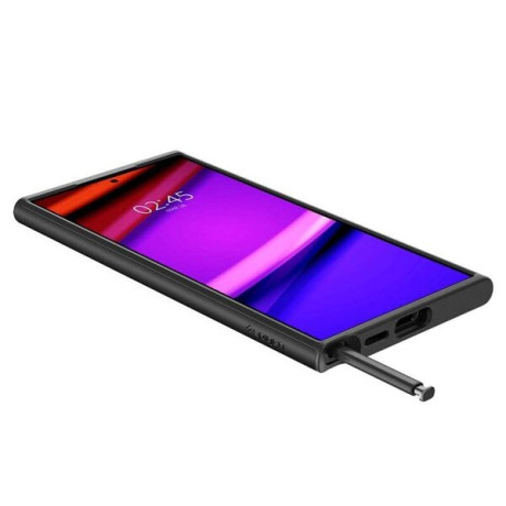 Оригинальный чехол Spigen Neo Hybrid для Samsung Galaxy S24 Ultra - Black Metal