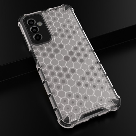 Противоударный чехол Honeycomb на Samsung Galaxy M13 - белый