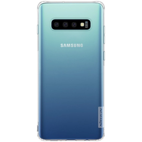 Силиконовый чехол (TPU) NILLKIN Nature на Samsung Galaxy S10 Plus-прозрачный