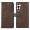 Чехол-книжка ABEEL с магнитной фиксацией RFID-экранирование на Samsung Galaxy A57 5G — чёрный/зелёный