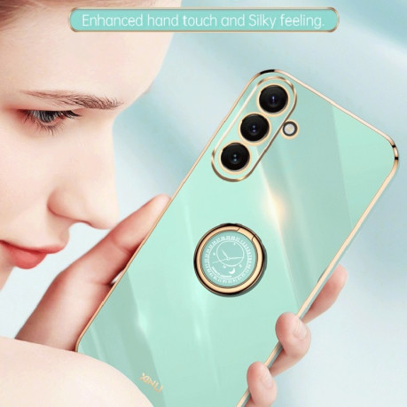 Протиударний чохол XINLI Straight Edge with Ring Holder для Samsung Galaxy M54 5G - рожевий