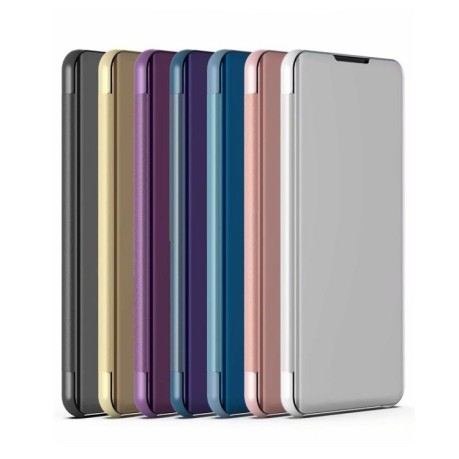 Чохол книжка Clear View Samsung Galaxy A41 - рожеве золото