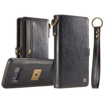 Кожаный чехол-книжка CaseMe на Samsung Galaxy S8 + / G955 - черный