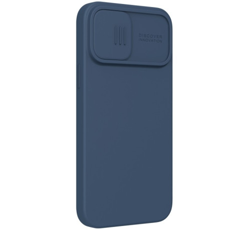 Чоловічий протиударний чохол NILLKIN CamShield (MagSafe) для iPhone 13 Pro - синій