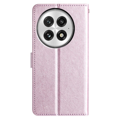 Чехол-книжка Silk Texture Horizontal Flip Leather для OnePlus 13 - розовый