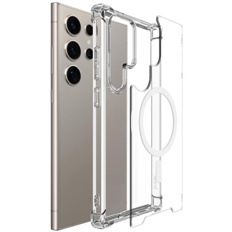 Протиударний чохол IMAK Space Shield PC + TPU Airbag  для Samsung Galaxy S25 Ultra 5G - прозорий