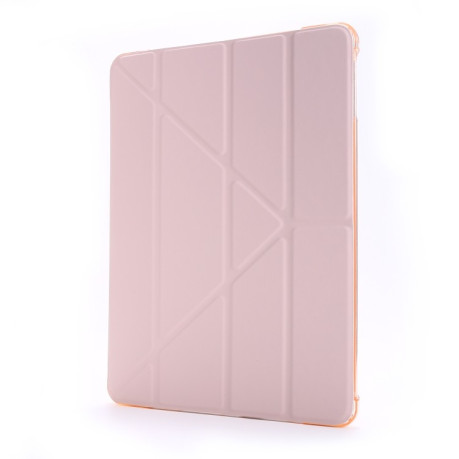 Противоударный чехол-книжка Airbag Deformation для iPad Air 2 - розовый
