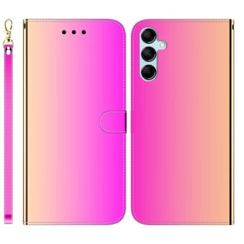Чохол-книжка Lmitated Mirror для Samsung Galaxy M14 5G - рожевий