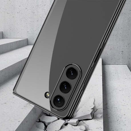 Протиударний чохол GKK Electroplating для Samsung Galaxy Fold 5 - сріблястий