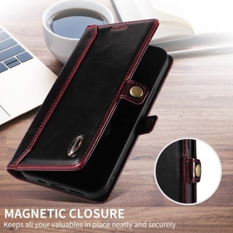 Чохол-книжка GQUTROBE RFID для Xiaomi 12 Pro - червоний