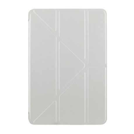 Чехол-книжка Transformers Silk Texture для iPad mini 4 - серебристый