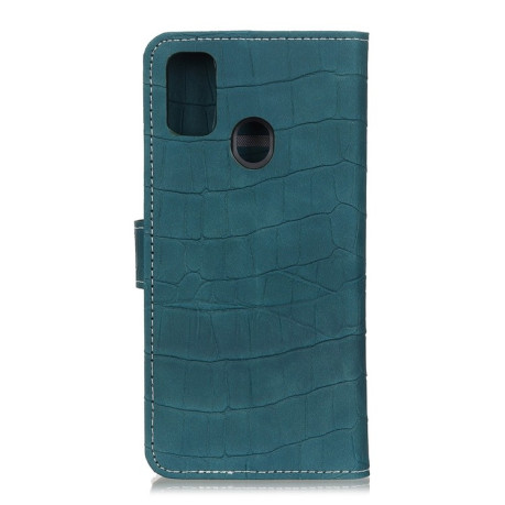 Чехол-книжка Magnetic Crocodile Texture на Samsung Galaxy M51 - зеленый