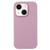 Силиконовый чехол Solid Color Liquid на iPhone 15 - розовый