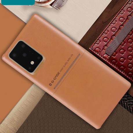 Чохол G-Case Cardcool Series для Samsung Galaxy S20 Ultra-коричневий
