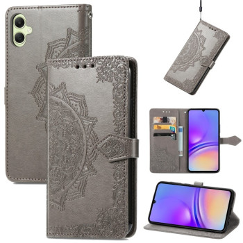 Чохол-книжка Mandala Embossing Pattern Samsung Galaxy A05 - сірий