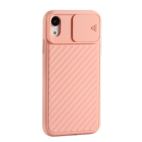 Чохол Sliding Camera на iPhone XR - рожевий