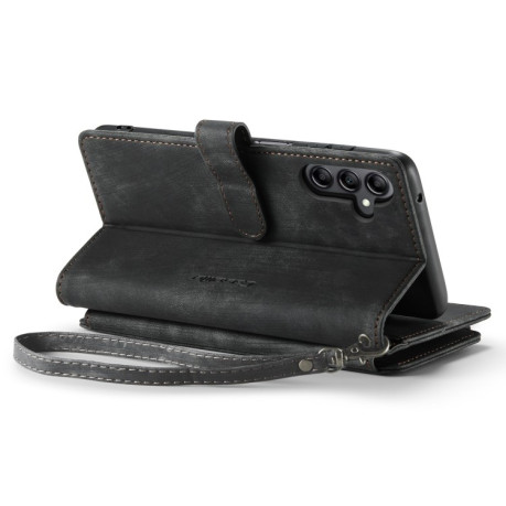 Кожаный чехол-кошелек CaseMe-C30 для Samsung Galaxy A14 5G - черный