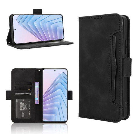 Чехол-книжка Skin Feel Calf на Xiaomi Redmi Note 14 4G 164.84mm EU Version - черный