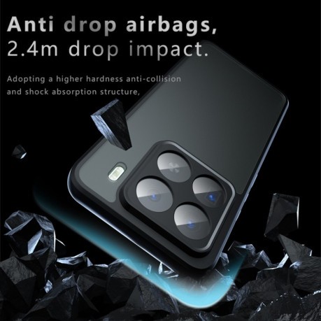 Протиударний чохол Armor Precise Hole PC Hybrid TPU для Xiaomi 15 Pro - чорний