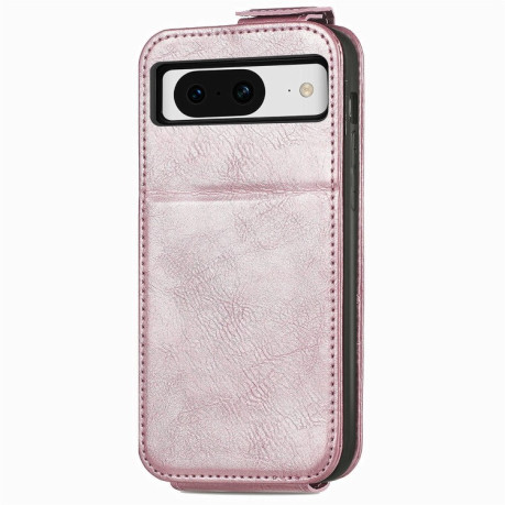 Флип-чехол Zipper Wallet Vertical для Google Pixel 8a - розовый