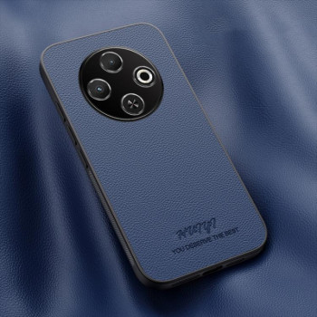 Чехол HUIYI Leather Magnetic на Tecno Spark 30C 4G — синий